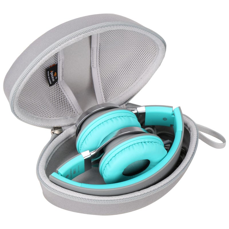 Aproca Hard Travel Storage Case, for AILIHEN C8 / Artix CL750 / ELECDER i39 Headphones Folding Lightweight Headset (Grey) - Image 1